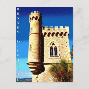 Rennes le Chateau Tour Magdala poster Postcard
