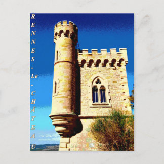 Rennes le Chateau Tour Magdala poster Postcard