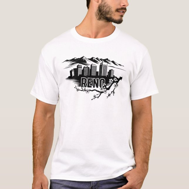Reno City Nevada USA T-Shirt (Front)