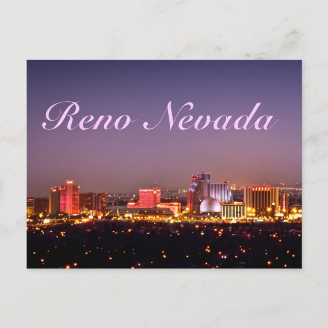 Reno Glows Postcard (Front)