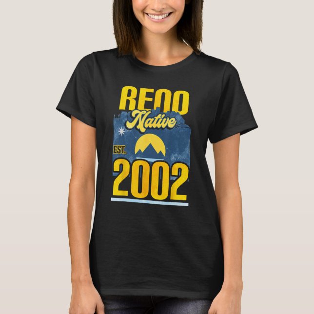 Reno Native Est. 2002 1 T-Shirt (Front)