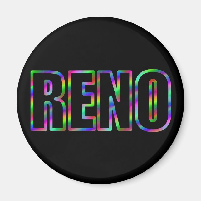 RENO Neon Magnet (Front)