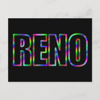RENO Neon Postcard