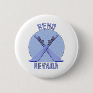 Reno, Nevada 6 Cm Round Badge
