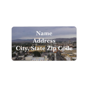 Reno, Nevada Address Label