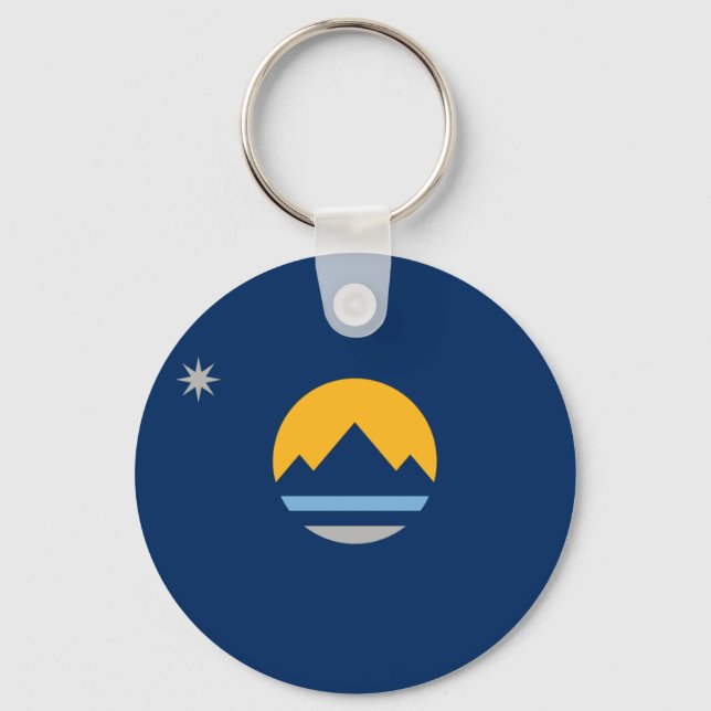Reno (Nevada) City flag Keychain (Front)
