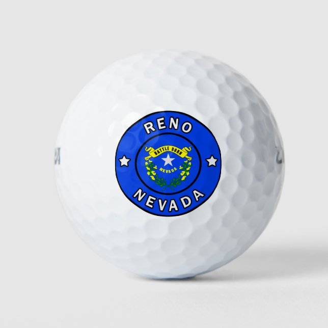 Reno Nevada Golf Balls (Front)