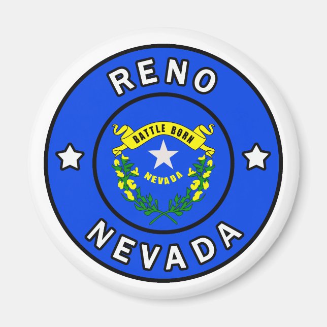 Reno Nevada Magnet (Front)