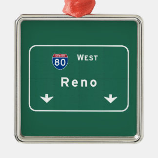 Reno Nevada nv Interstate Highway Freeway : Metal Tree Decoration
