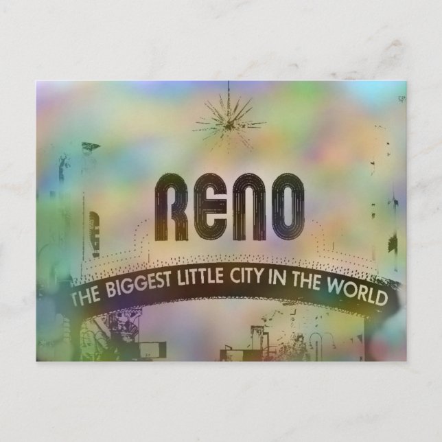 Reno Nevada Post Card (Front)