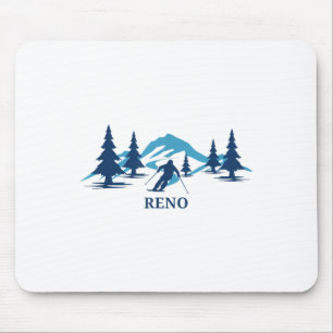 Reno Nevada Ski Resort Skiing Skier _1 Mouse Mat