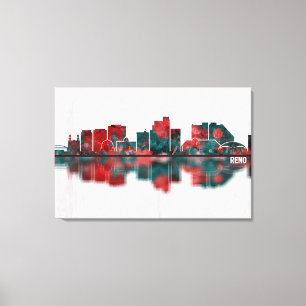Reno Nevada Skyline Canvas Print