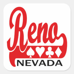 Reno, Nevada Square Sticker