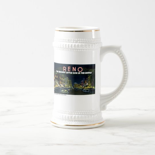 Reno, NV The Biggest Little City in the World Beer Stein