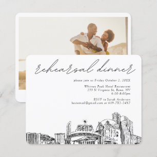 Reno Rehearsal Dinner Wedding Enclosure Card