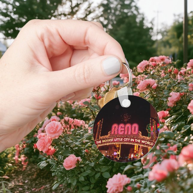 Reno Sign Key Ring (Reno Sign Keychain)