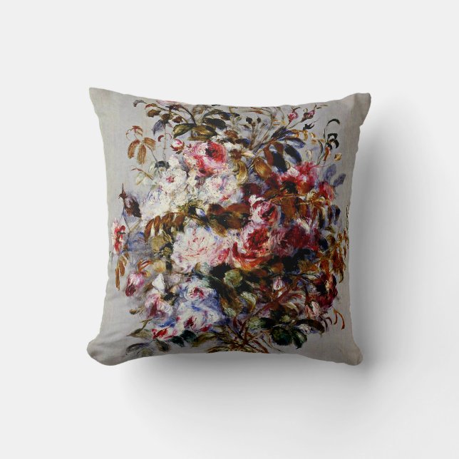 Renoir - A Bouquet of Roses, Cushion (Front)