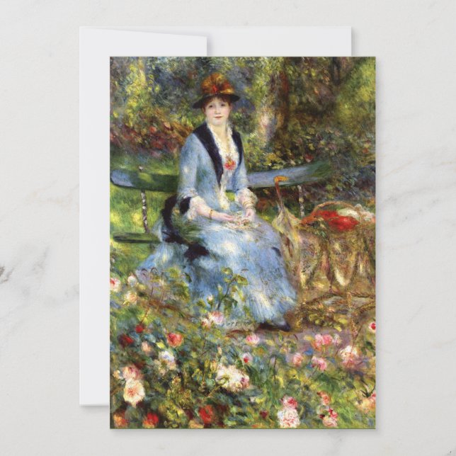 Renoir - Among the Roses Card (Front)