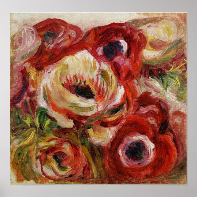 Renoir - Anemones Poster (Front)