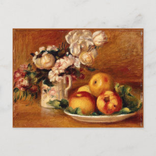 Renoir - Apples and Flowers Postcard