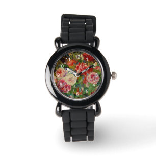 Renoir art: Roses Watch