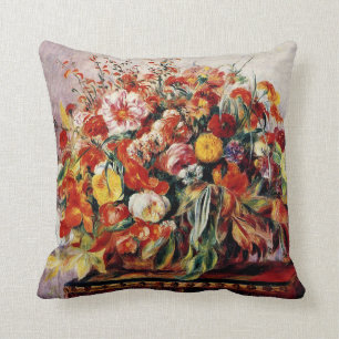 Renoir - Basket of Flowers Cushion