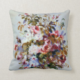 Renoir Beautiful Rose Bouquet Cushion