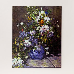 Renoir - Blue Vase Jigsaw Puzzle