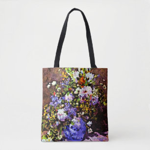 Renoir - Blue Vase Tote Bag