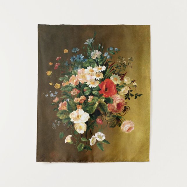 Renoir - Bouquet of Flowers, 1858 painting Tapestry (Front)