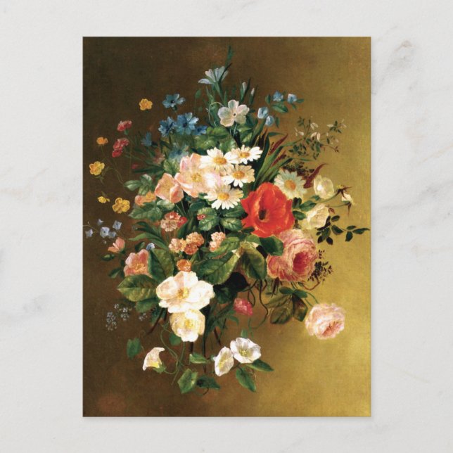 Renoir - Bouquet of Flowers, 1858 Postcard (Front)