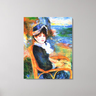 Renoir - By the Seashore Canvas Print