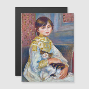 Renoir - Child with Cat Magnetic Card