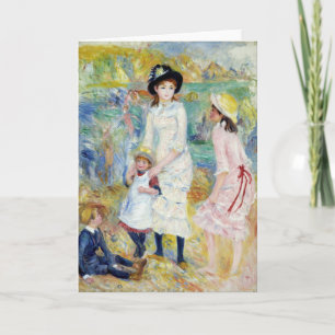 Renoir - Children on the Seashore, Guernsey Card