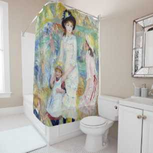 Renoir - Children on the Seashore, Guernsey Shower Curtain