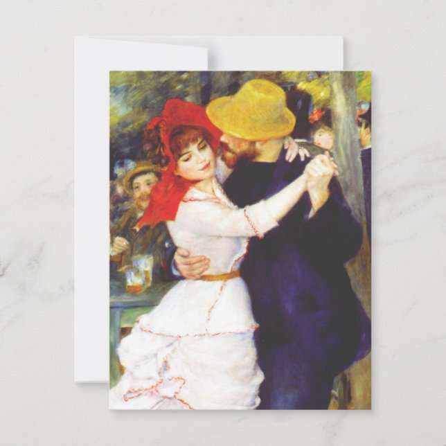 Renoir Dance at Bougival Invitations (Front)