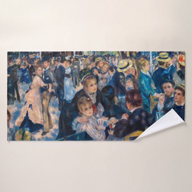 Renoir - Dance at Le Moulin de la Galette Bath Towel Set (Bath Towel)