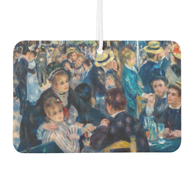 Renoir - Dance at Le Moulin de la Galette Car Air Freshener (Front)