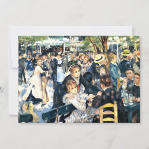 Renoir - Dance at Le Moulin de la Galette, Card