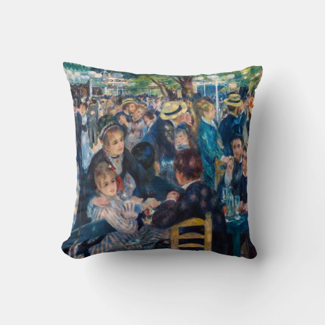 Renoir - Dance at Le Moulin de la Galette Cushion (Front)