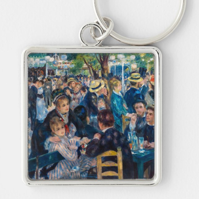Renoir - Dance at Le Moulin de la Galette Key Ring (Front)