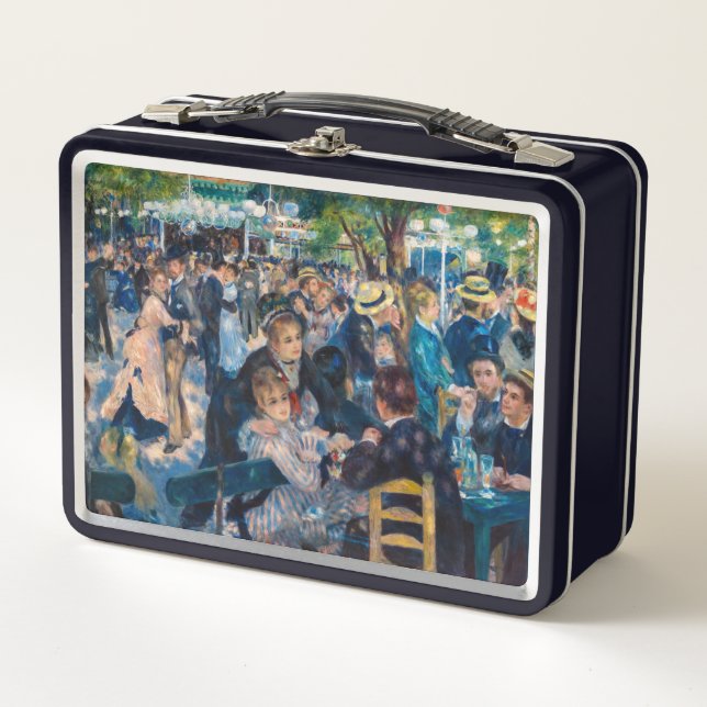 Renoir - Dance at Le Moulin de la Galette Metal Lunch Box (Front)