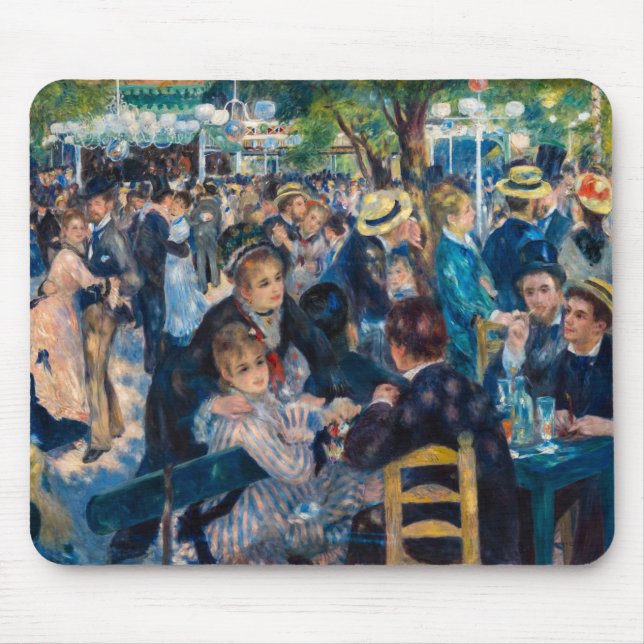 Renoir - Dance at Le Moulin de la Galette Mouse Mat (Front)
