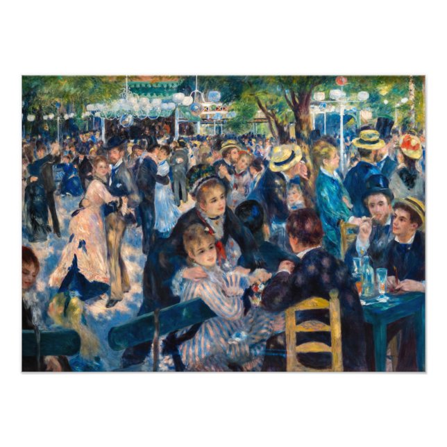 Renoir - Dance at Le Moulin de la Galette Photo Print (Front)