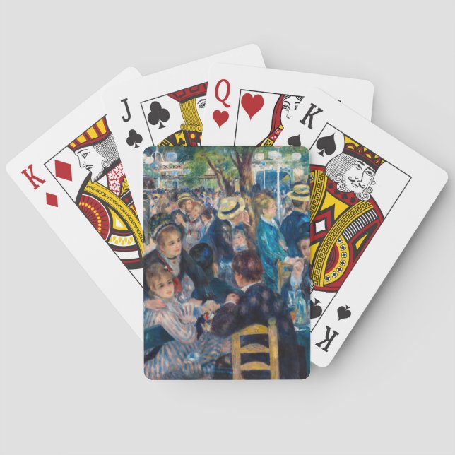 Renoir - Dance at Le Moulin de la Galette Playing Cards (Back)