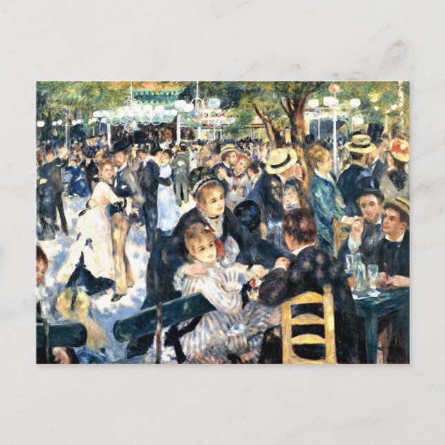 Renoir - Dance at Le Moulin de la Galette Postcard (Front)