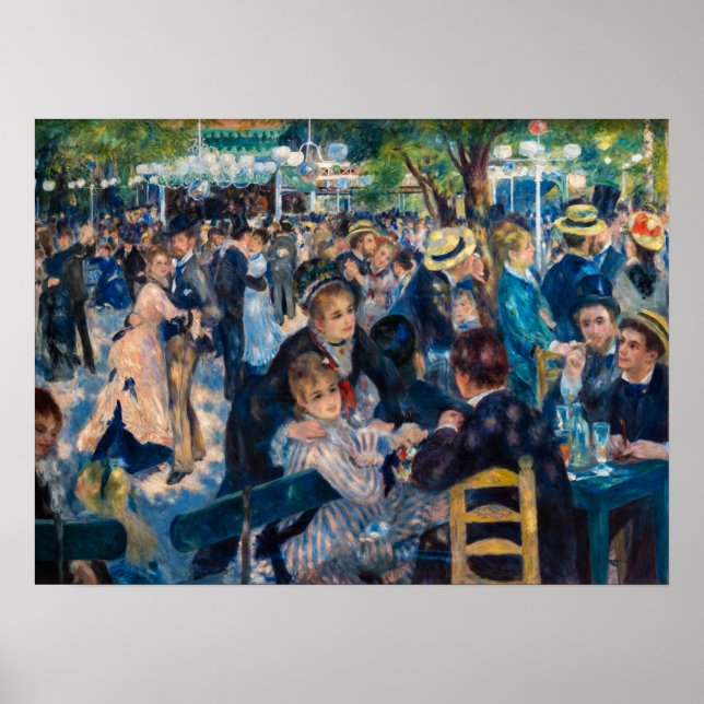 Renoir - Dance at Le Moulin de la Galette Poster (Front)