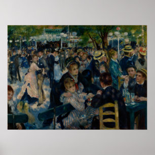 Renoir - Dance At Le Moulin De La Galette Poster