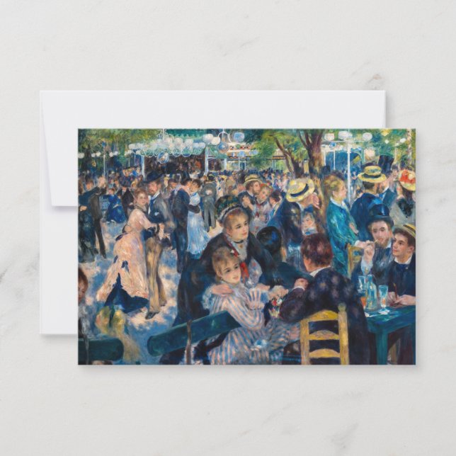 Renoir - Dance at Le Moulin de la Galette Thank You Card (Front)