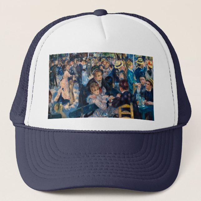 Renoir - Dance at Le Moulin de la Galette Trucker Hat (Front)